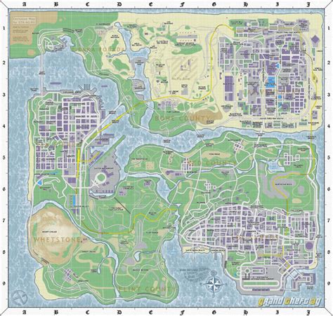 Gta San Andreas Map Of Everything