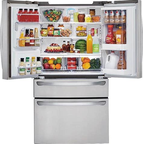 LG - Door-in-Door 29.9 Cu. Ft. 4-Door French Door Refrigerator with Thru-the-Door Ice and Water ...