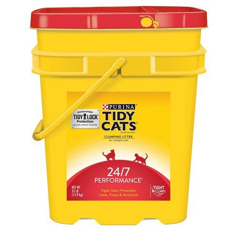 TIDY CATS 24/7 Performance Scented Clumping Clay Cat Litter, 20-lb jug ...