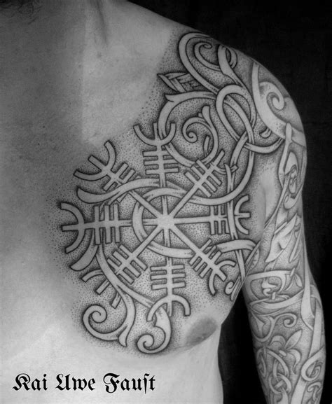 Nordic Tattoo: Aegishjalmur tattoo | Norse tattoo, Wrist tattoos for guys, Viking tattoo sleeve