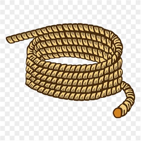 Rope line art png sticker | Free PNG - rawpixel