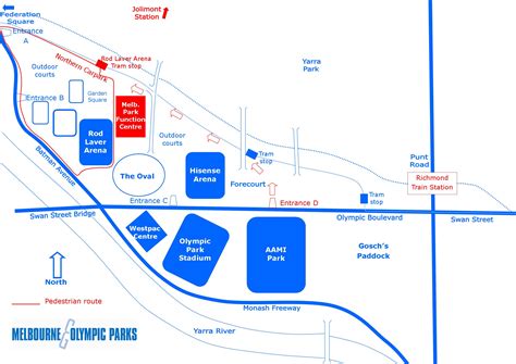 Melbourne Park Precinct Map – Disability Advocacy Resource Unit (DARU)