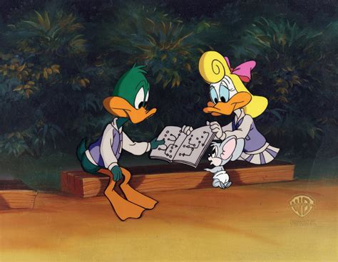 Tiny Toons Original Production Cel: Shirley the Loon, Plucky Duck and – Clampett Studio