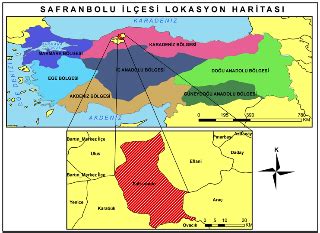 1. Safranbolu district location map. | Download Scientific Diagram