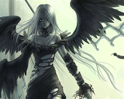 Anime Girl Dark Angel Wallpapers - Wallpaper Cave