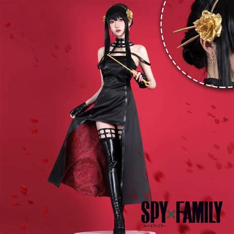 Anime Spy X Family Cosplay Costume Yor Forger Cosplay Hidden - Etsy