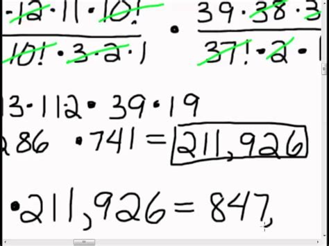 Finite Mathematics - Counting Arrangements: Combinations - YouTube