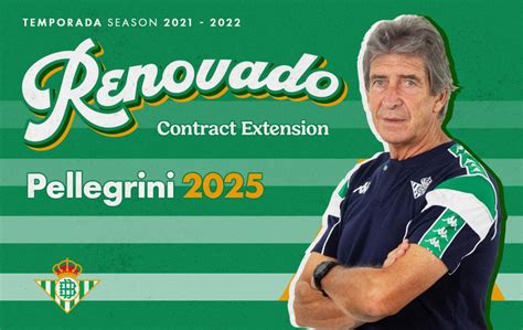 Manuel Pellegrini extends his contract with Real Betis - Real Betis ...