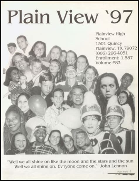 Explore 1997 Plainview High School Yearbook, Plainview TX - Classmates