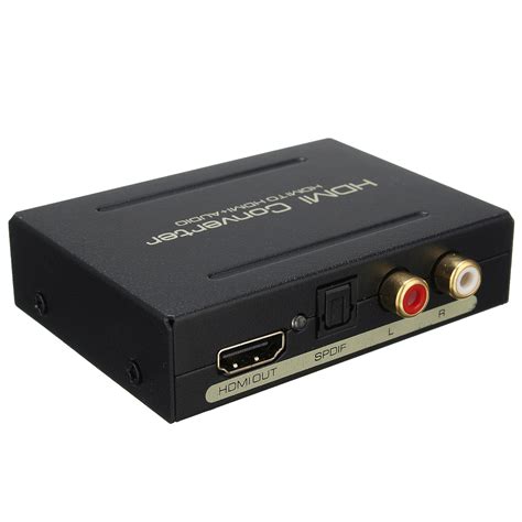 HDMI to HDMI and Optical SPDIF RCA L/R 1080P 5.1CH Audio Extractor Converter | Alexnld.com