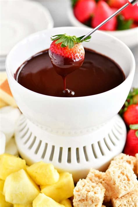 Chocolate Fondue - The Gunny Sack