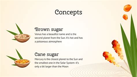 Cane Sugar Recipes Workshop | Google Slides & PowerPoint