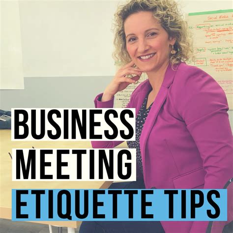 Business Meeting Etiquette – The Do’s and Don’ts of Meetings ...