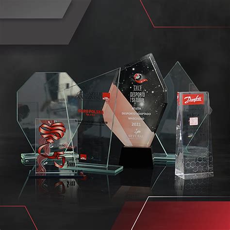 Glass Trophies With Engraving & Colour Print⭐| Winmed