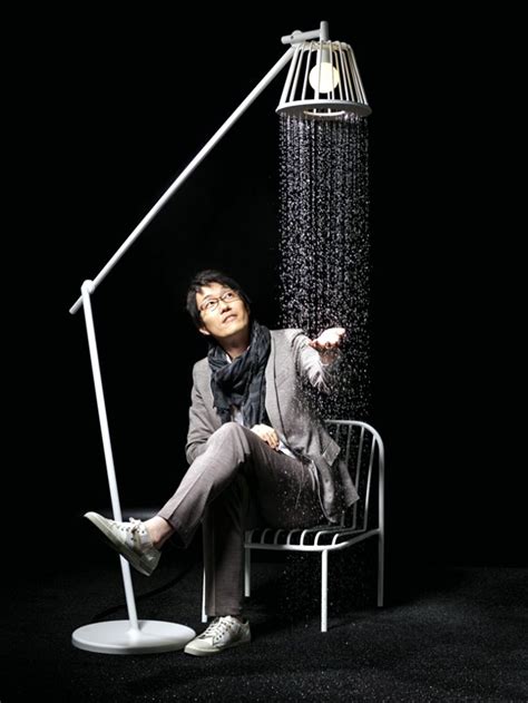 A hybrid design of luminaire and shower by Nendo for Axor – Ofdesign