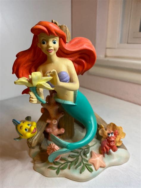 Disney Animated Classics the Little Mermaid Porcelain Figurine ...