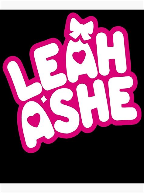 "Leah Ashe Merch Classic " Poster for Sale by maruswar223 | Redbubble