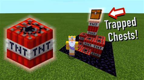 Minecraft How-to make an easy TNT trap with a Trapped Chest #Shorts - YouTube