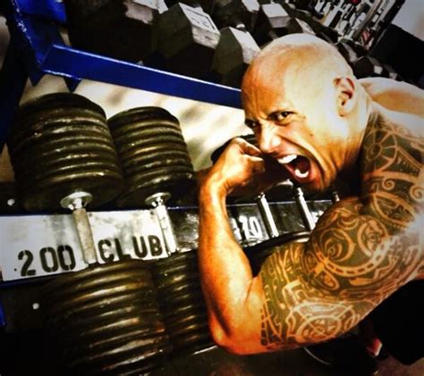 Photo: The Rock In The Gym - WrestlingInc.com