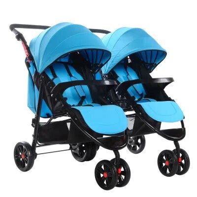 Triplet baby stroller triple twins detachable collapsible lightweight trolley-in Four Wheels ...