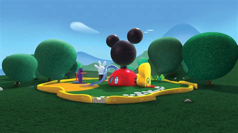 Mickey Mouse Clubhouse Background House