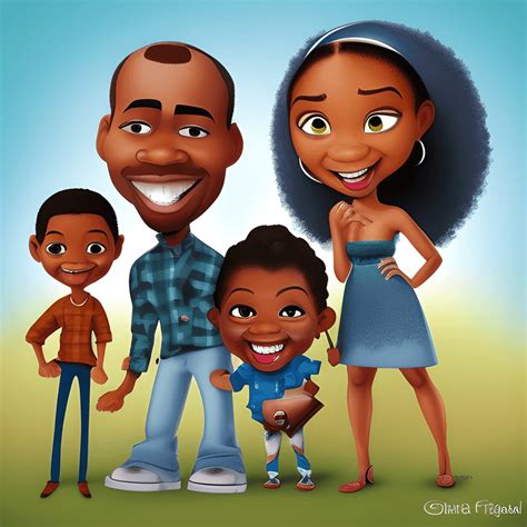 Adorable African American Family in Pixar and Dreamworks Animation ...