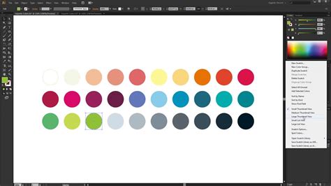 Custom Color Swatches in Adobe Illustrator + FREE Gigantic Color Palette - YouTube