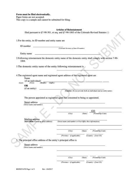 52 Colorado Secretary Of State Forms And Templates free to download in PDF