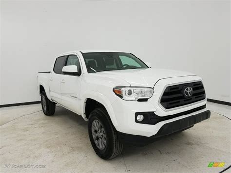 2019 Super White Toyota Tacoma SR5 Double Cab 4x4 #136654149 Photo #17 ...