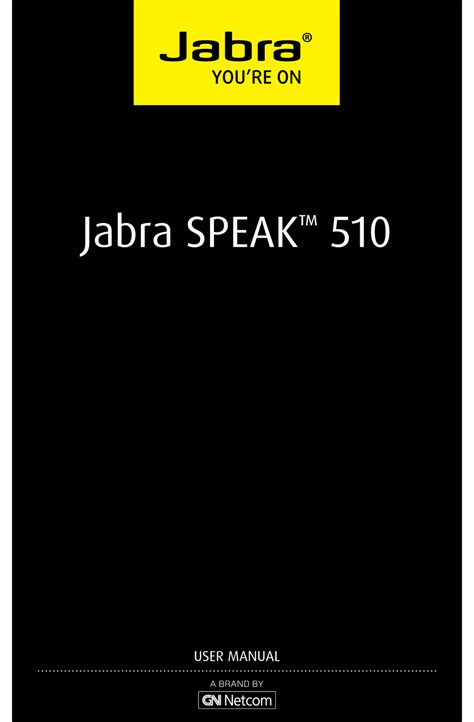 JABRA SPEAK 510 USER MANUAL Pdf Download | ManualsLib