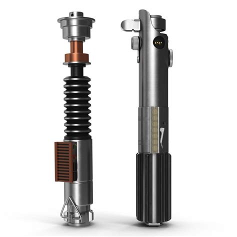 3d luke skywalker lightsabers modeled model