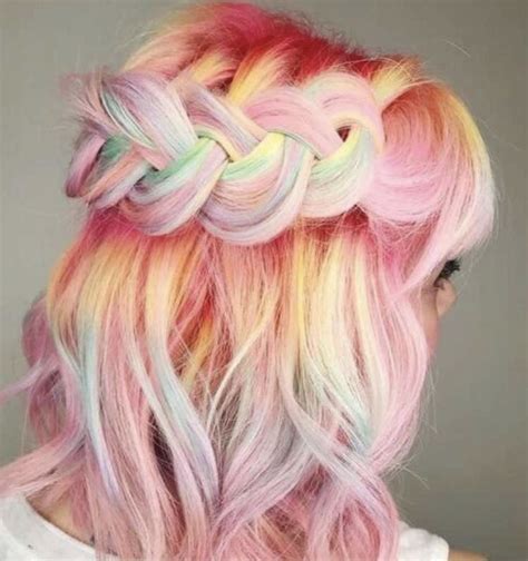 Pastel hair | Unicorn hair color, Rainbow hair color, Hair color for dark skin