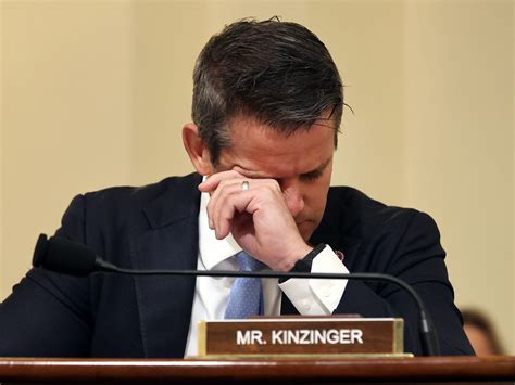 GOP Rep. Adam Kinzinger chokes up while telling police who fought off ...