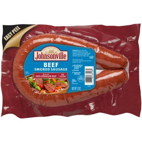 Johnsonville® Smoked Beef Rope Sausage, 12 oz - Kroger