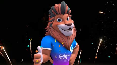 Introducing #36thNationalGames official Mascot - SAVAJ | National Games Gujarat 2022 - YouTube