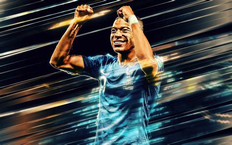 Download French Soccer Kylian Mbappé Sports 4k Ultra HD Wallpaper