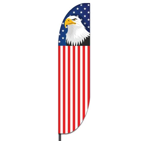 American Feather Flags - American Feather Flag Design 06 | Lush Banners