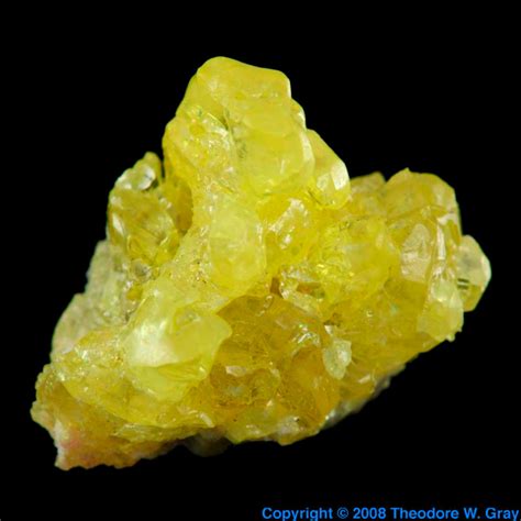 Sample of the element Sulfur in the Periodic Table