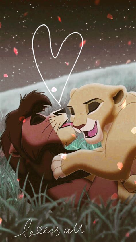 The Lion King Kiara And Kovu In Love