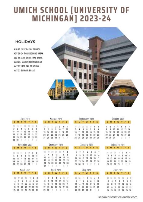 UMICH School Calendar Holidays 2023-24 [University Of Michigan]