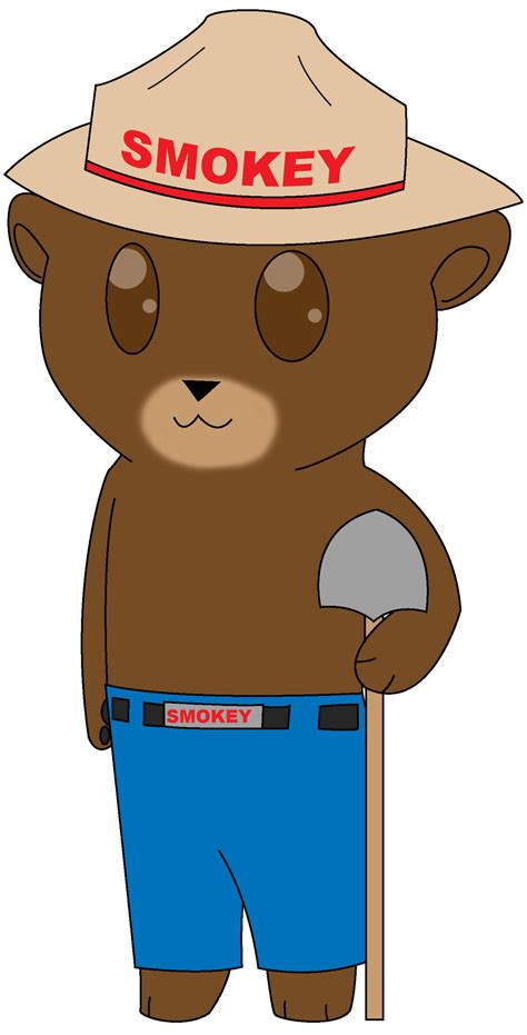 Chibi Smokey the Bear by CeruleanInquisition on DeviantArt