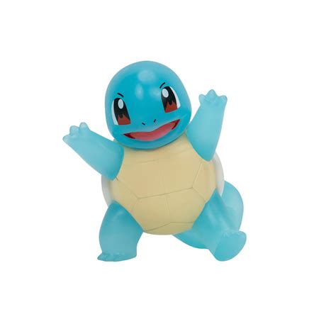 Jazwares Pokemon Select Translucent Squirtle 3-in Battle Figure | GameStop