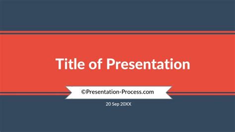 Flat Design Templates: PowerPoint Title Slide