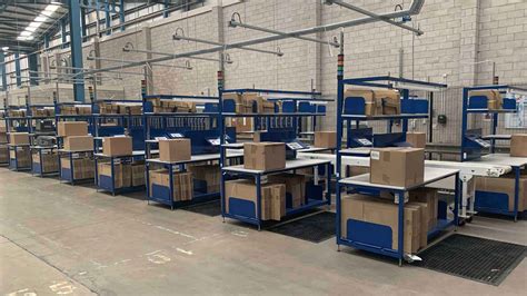 Warehouse Packing Stations - Spaceguard UK Packing benches & tables