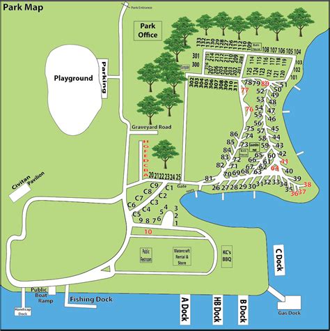 Campground Map | Jackson County, AL