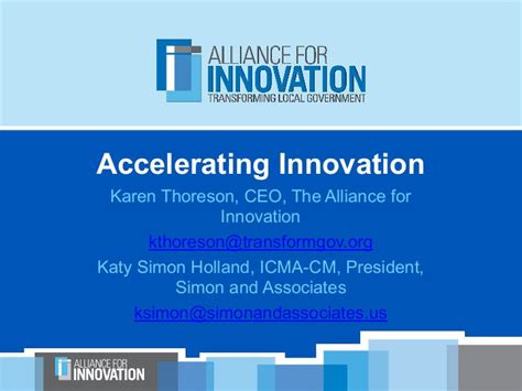 Accelerating Innovation - AFI | icma.org