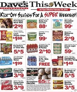 Dave's Supermarket Weekly Ad