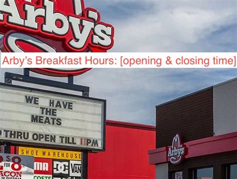 Arby’s Breakfast Hours 2023: (opening & closing time) - McDonald’s