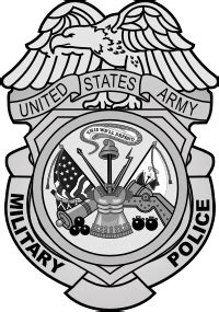 Army MP Badge Decal - Military Graphics