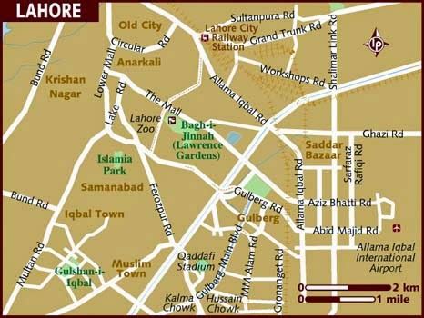 Lahore Map